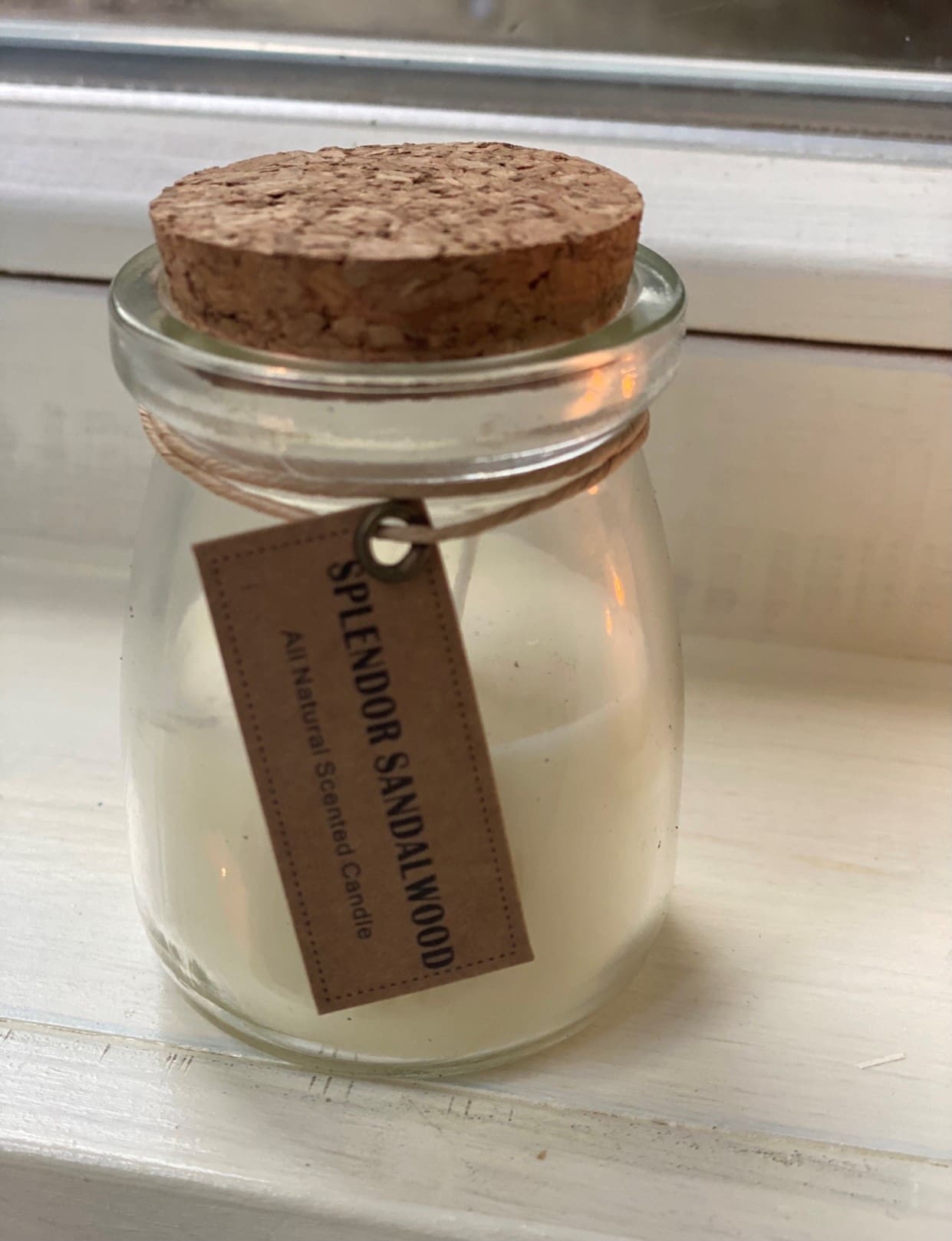 GLASS CANDLE WITH CORK LID (2 Types) - Image 5